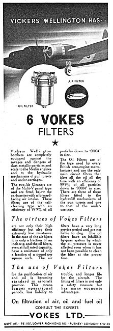 Vokes Air, Fuel & Oil Filters                                    