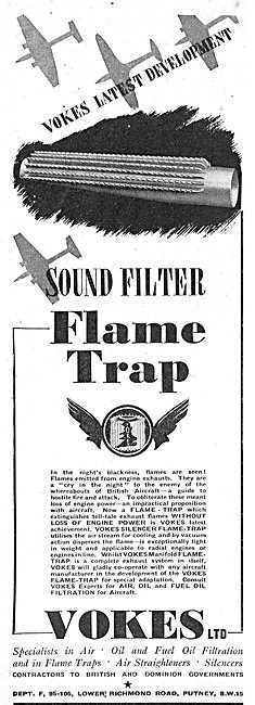 Vokes Air & Oil Filters - Flame Trap                             
