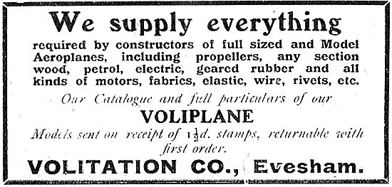 Volitation Co: We Supply Everything For Aeroplanes And Models    