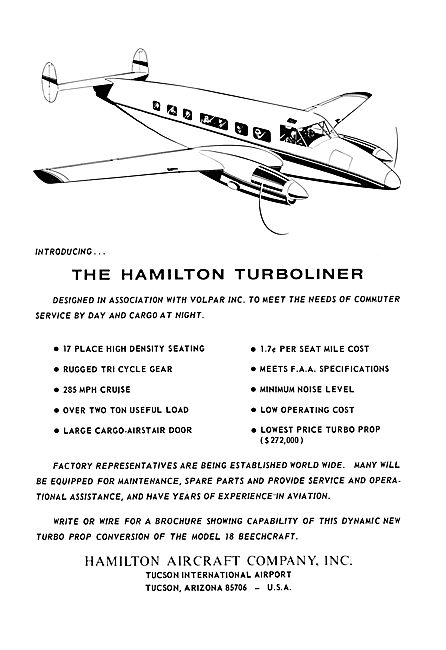 Hamilton Volpar Turboliner 1968                                  