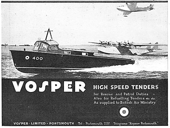 Vosper High Speed Tenders For Rescue & Patrol                    