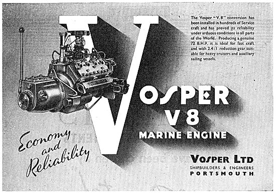 Vosper V8 Marine Engine                                          