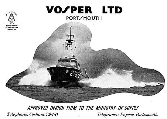 Vosper Marine Craft 1957                                         