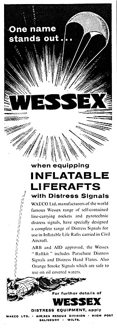 WAECO Wessex Distress Equipment. Liferafts                       