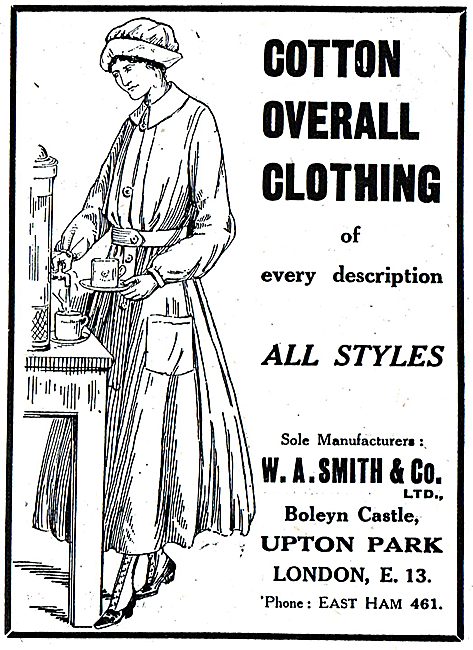 W.A.Smith & Co. Cotton Overalls Of All Styles                    