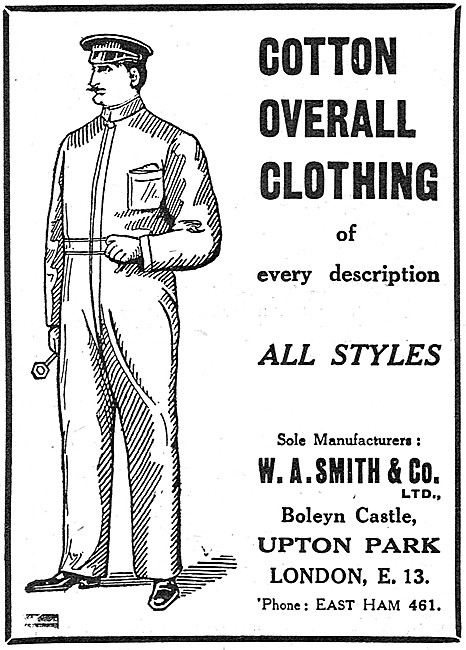 W.A.Smith Cotton Overalls                                        