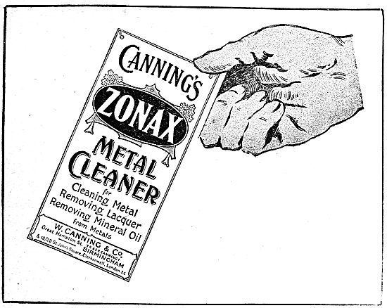 W.Canning & Co. Canning's Zonax Metal Cleaner                    