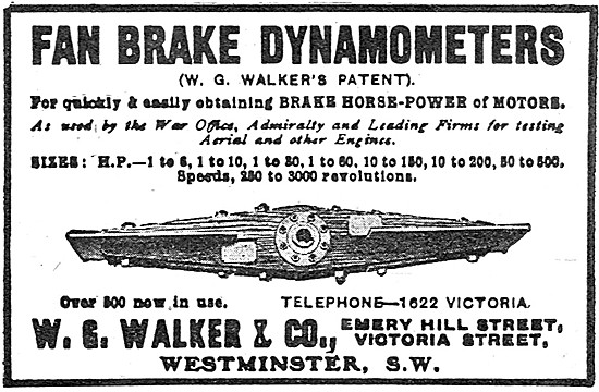 W.G.Walker Fan Brake Dynamometer                                 