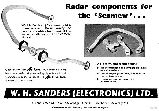 W.H.Sanders (Electronics) Electronic Components. Airtron         