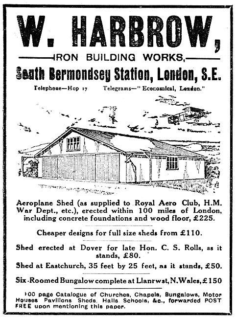 W. Harbrow - Iron Buildings. Hangars, Factories & Workshops      