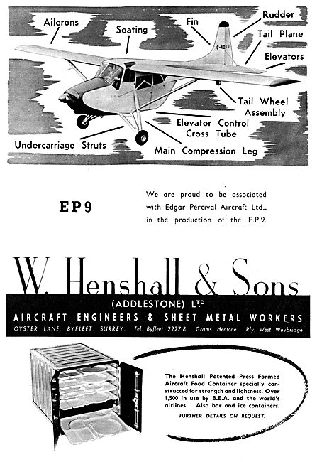 W. Henshall Aircraft Engineers & Sheet Metal Workers             