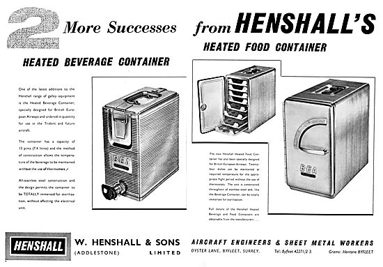 W. Henshall Galley Equipment                                     