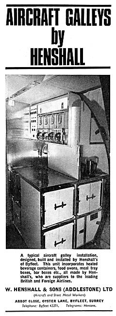 W. Henshall Aircraft Galley Equipment                            