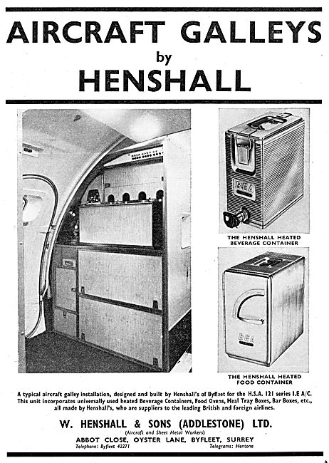 Henshall Aircraft Galley Equipment & Installations               