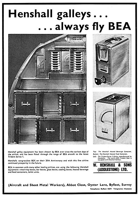 Henshall Aircraft Galley Equipment & Installations               