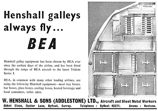 Henshall Aircraft Galley Equipment & Installations               