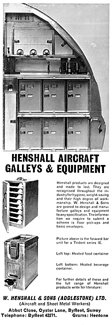 W.Henshall Sheet Metal Workers - Aircraft Galley Equipment       