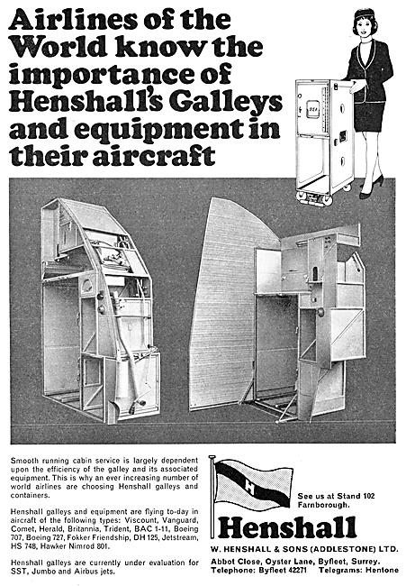 W. Henshall Aircraft Galleys 1968                                