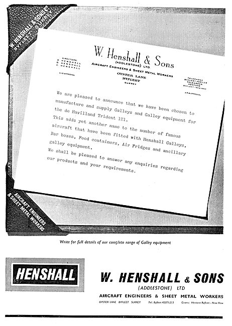 Henshall - Aircraft Engineers & Sheet Metal Workers              