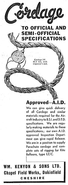 W.M.Kenyon Ropes & Cordage                                       