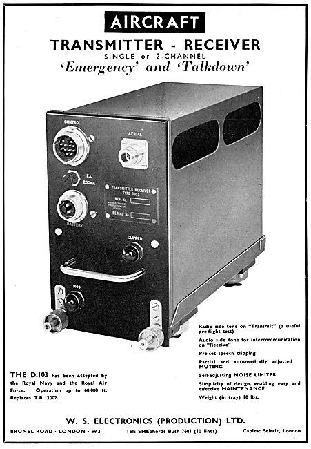 W.S.Electronics Transmitter Receivers                            