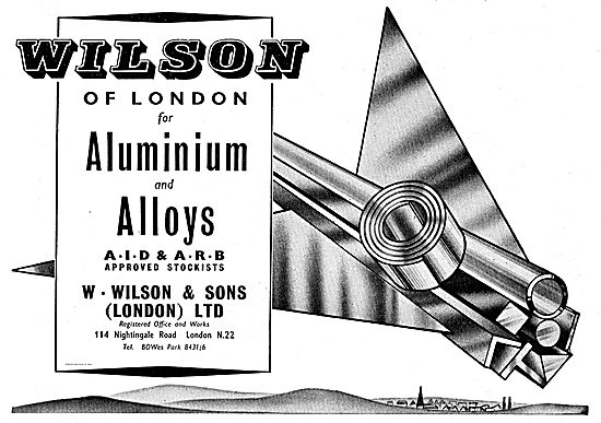 W. Wilson Aluminium Alloys. AID & ARB Approved Stockists         