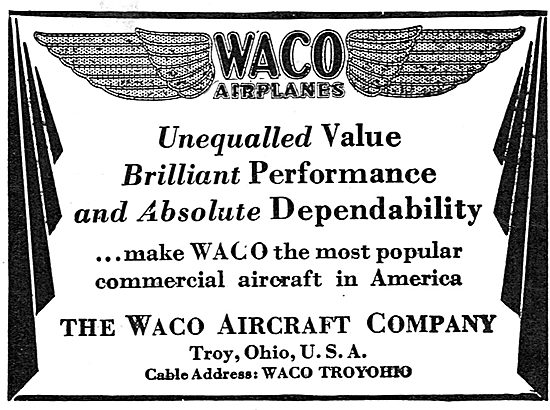 Waco Airplanes - Troy Ohio                                       