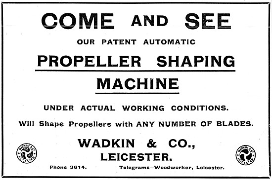 Wadkin Propeller Shaping Machine                                 