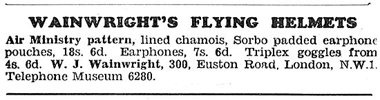 Wainwright's Flying Clothing                                     