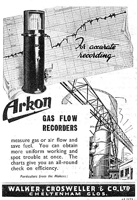 Walker Crossweller Arkon Flow Indicators 1943                    