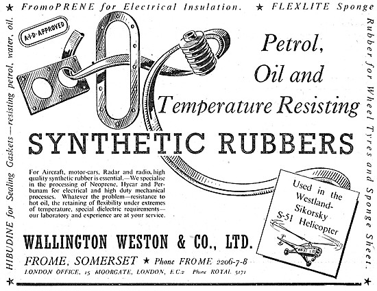 Wallington Weston HIBUDINE Synthetic Rubber Strips & Seals       