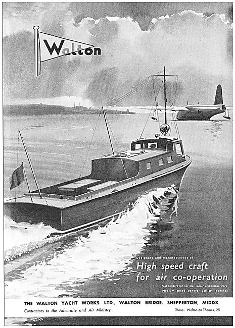 Walton High Speed Tenders And Launches                           