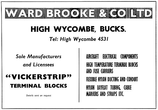 Ward Brooke - Electrical Parts - VICKERSTRIP Terminal Block      