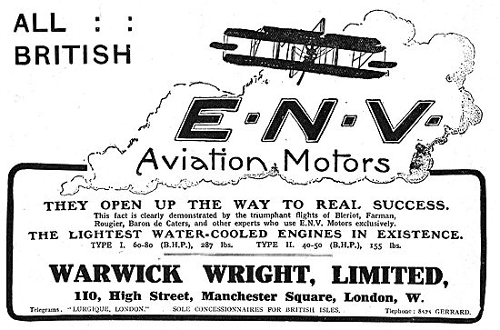 All British ENV Aviation Motors Open Up The Way To Real Success  
