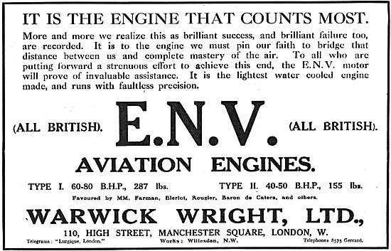 ENV All British Aero Engines                                     