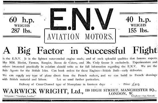 ENV Aviation Motors Are A Big Factor In Successful Flight        