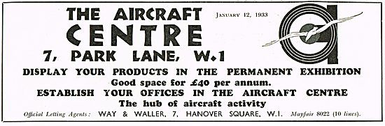 Space Available At The Aircraft Centre                           