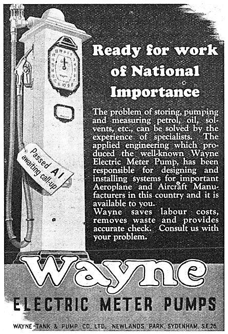 Wayne Electric Meter Pumps 1941                                  