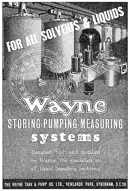 Wayne Tank & Pump Co. Wayne Storage, Pumping & Measuring Systems 