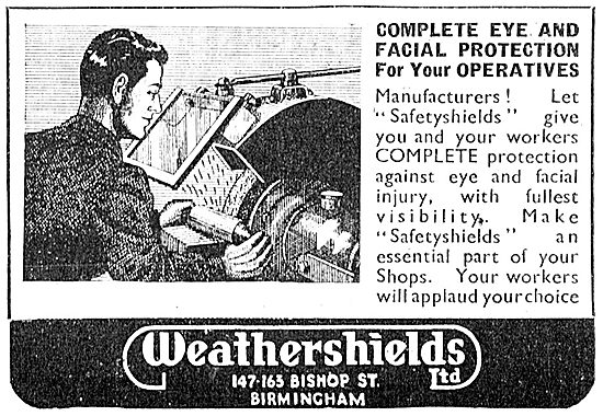 Weathershields Industrial Protective Eyewear & Shields 1943      