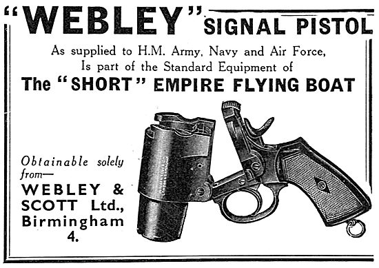 Webley & Scott - Webley Signal Pistol. Very Light                