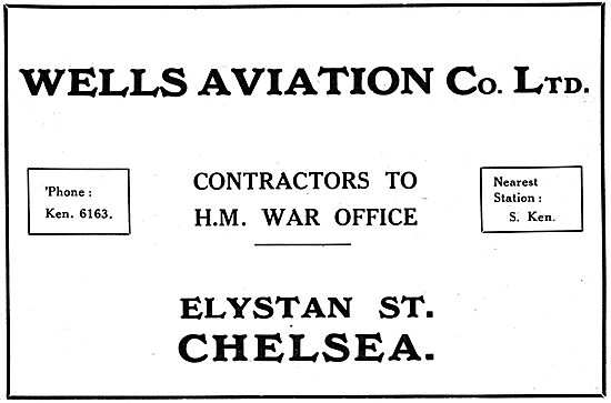 Wells Aviation Elystan St Chelsea.                               