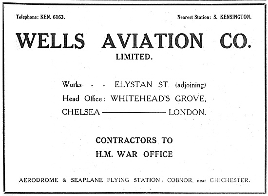 Wells Aviation 1916                                              