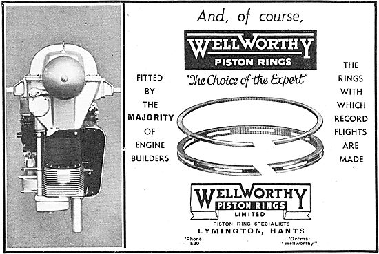 Wellworthy Aero Engine Piston Rings                              