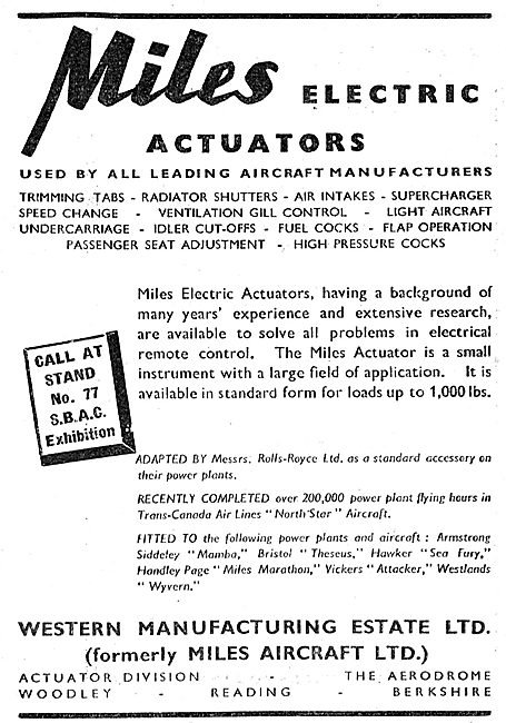 Miles Electric Actuators                                         