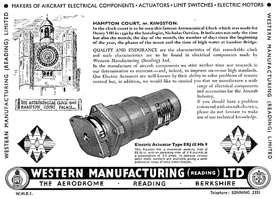 Western Manufacturing  - Electrical Actuators & Components       