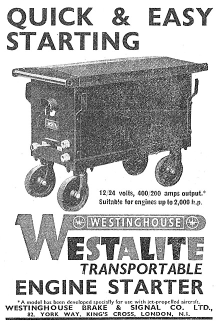 Westinghouse Westalite Engine Starter                            
