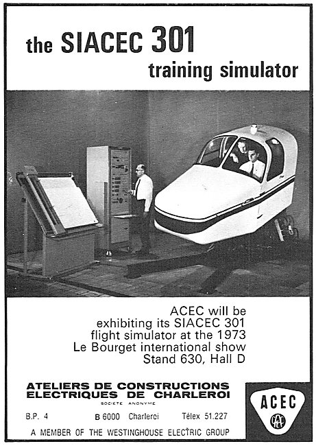 Westinghouse SIACEC 301 Flight Training Simulator                