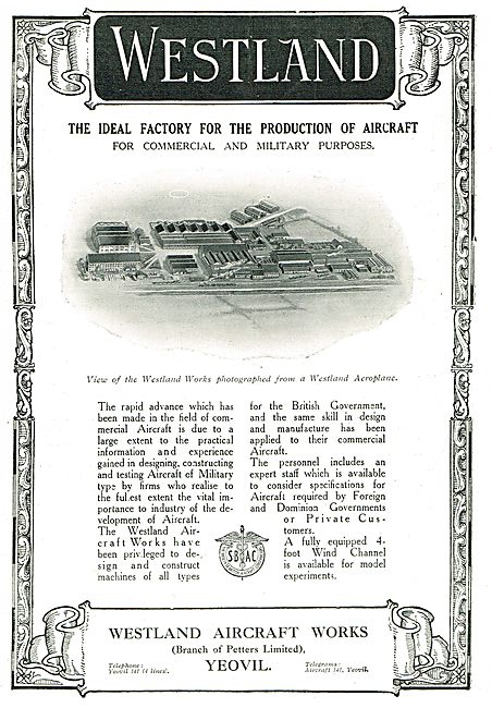 Westland Yeovil: The Ideal Factory For The Production Of Aircraft
