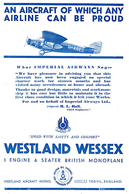 Westland Wessex - Imperial Airways                               
